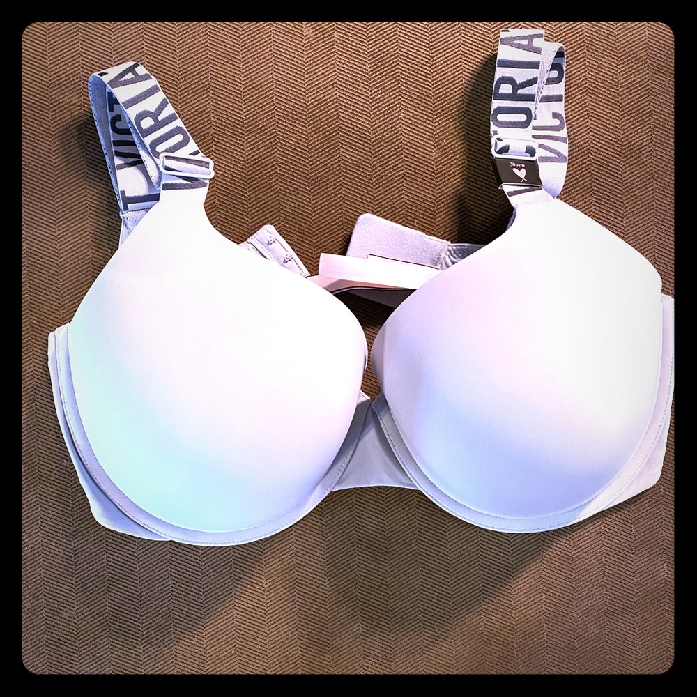 NWT 38DDD Victoria’s Secret gray silver bra